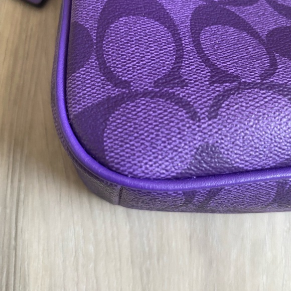 Coach Nolita 19 In Signature Canvas Purple - Picture 5 of 8